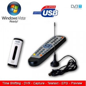Geniatech DVB-T USB2.0 Stick, Antenne, Fernbedieung