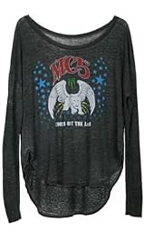 TRI BLEND DROP SLEEVE SHIRT TAIL BLACK BABES IN ARMS