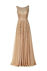 Plus Size Modest Beaded Sheer Bateau Neck Satin/Tulle Evening Dress/Bridesmaid Dress/Prom Dress/Wedding Party Dress 