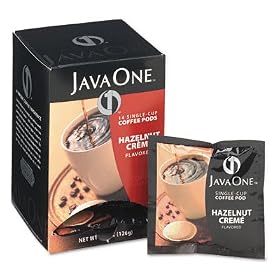 Single Cup Coffee Pods, Hazelnut Creme, 14 Pods box by JAVA TRADING CO.