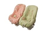 Itzy Ritzy Ritzy Rider in Creamsicle Swirl & Sage Minky Dot
