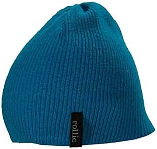 Rollic Gear Troupe Blue One Size Knit Acrylic Yarn Hat Beanie Cap
