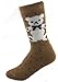 SDBING Womens Soft Comfortable Crew Bear Socks 5-Pack