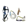 FallTech 7595RA Contractor Harness with Roofer's Kit with Bag, Universal Fit