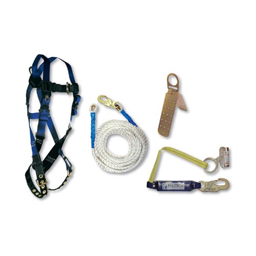 cheap FallTech 7595RA Contractor Harness with Roofer's Kit with Bag, Universal Fit