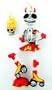 "La Muerte Llameante" Flaming Death Skelly Ornament