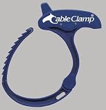 Qa Worldwide #CCL 0201-UP-001 Large Blue Cable Clamp