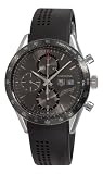 TAG Heuer Men's CV201C.FT6007 Carrera Automatic Chronograph Anthracite Dial Watch