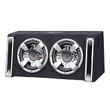 Lanzar VCHB210 Vector 2000-Watt Dual 10 inch Slim-Designed Bass Box Enclosure