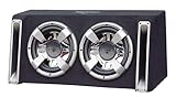 Lanzar VCHB210 Vector 2000-Watt Dual 10-Inch Slim-Designed Bass Box Enclosure