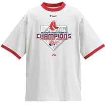 Boston Red Sox 2007 AL East Division Champs Official Clubhouse Ringer T-Shirt