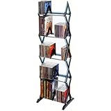 Atlantic Mitsu 130 CD/90 DVD/BluRay/Games 5-Tier Media Rack Smoke