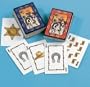 COWBOY print PLAYING CARDS SET game decks blue red
