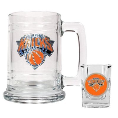 NBA New York Knicks Boilermaker Set - Primary Logo