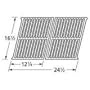 Stamped stainless steel cooking grid