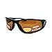 Mens Wrap Around Sport Sunglasses Polarized Plus Bifocal Reading Lens Black (black (brown), 3.00)