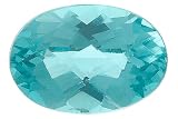Jewelry : 6x4mm Oval Checker-Cut Apatite Loose Gemstone