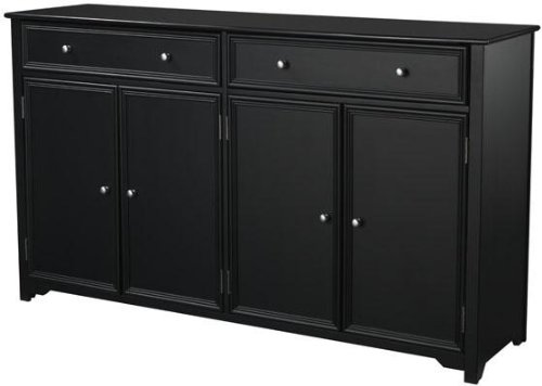 Oxford Buffet, 35"HX60"WX16", BLACK