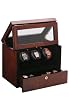 The Monico Burlwood - Watch Winder for Three Watches By Orbita The Monico Burlwood - Watch Winder for Three Watches By Orbita