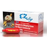 Creamright EZ-Whip Nitrous Oxide Whip Cream Chargers, Box of 24