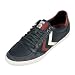 Hummel Men's Slimmer Stadil Low Sneaker Shoe In Gray Oiled Nubuck Leather
