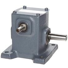 Boston Gear 309B15J Enclosed Speed Reducer, Sub-Fractional Horsepower, Worm Gear, 15:1 Ratio, 0.17 horsepower Input, 1750 RPM Input, .056 HP Output, 116.7 RPM Output, B BASE POSITION