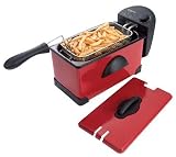Stainless Steel Deep Fat Fryer Red Stainless Steel Deep Fryer