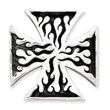 Sterling Silver Antiqued Gothic Pendant