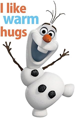 Frozen Olaf the Snow Man Wall Decals Stickers For Kids Room