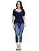 LookbookStore Women Plus Size Sexy Sweetheart Faux Wrap Ruched Top Shirt
