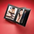 Professional MARSHALL Black slip-in mat photo album for 20 prints