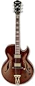 Ibanez Artcore AK105SMABR Jazz Guitar Antique Brown Spalted Maple With Hardshell Case