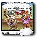 Londons Times Health and Vanity Trends Cartoons - Mr Sweet Potato Head - Mouse Pads