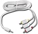 Dynex DX-IPAVC - Video / audio cable - composite video / audio - RCA (M) - mini-phone 3.5 mm 4-pole (M) - 6 ft