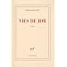 Vies de Job - PRIX MEDITERRANEE FRANCAIS 2011