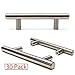 Ravinte Brushed Nickel Cabinet Pulls, Euro Style Stainless Steel Cabinet Handle/Cupboards Handle/Dresser Handle â€“ 5â€Length, 3â€Center (30pack)