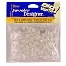 Cracked Ice Beads, Large Assorted, Crystal, 80pc Pkg