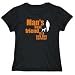T-Shirt Womens Black " Man's best friend is a Toy Fox Terrier " Dogs