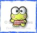 Keroppi Waiving Shoe Doodle Shoe Charm fits Crocs Shoes & Other Rubber Clogs - just like Jibbitz Toys For Your Shoes