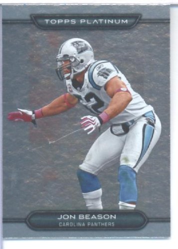2010 Topps Platinum Football Card #67 Jon Beason Carolina Panthers