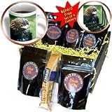 Birds Golden Eagle Coffee Gift Baskets Coffee Gift Basket by 3dRose LLC