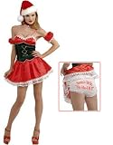 Deluxe Santas Little Ho Ho Ho Sexy Christmas Costume