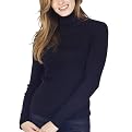 Merona&reg; Women's Ribbed Turtleneck Sweater - Ebony
