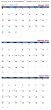Brownline 2012 3-Month Wall Calendar, 12.25 x 27-Inches (C171128)