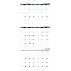 Brownline 2012 3-Month Wall Calendar, 12.25 x 27-Inches (C171128)