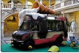Ice Cream Van Truck by Banksy Canvas Painting Art Print #2131 61