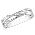 Women 10Kw 0.05Ct Tdw Ring I2-I3 - White