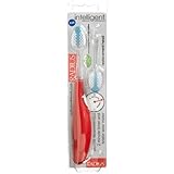 Radius Intelligent Manual Toothbrush, Soft Bristles, Adult, 1 Toothbrush + Refill, With 2 Heads, Colors May Vary (Pack of 3)
