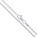 Sterling Silver Diamond-Cut Rope Chain 1.7mm Solid 925 Italy New Necklace