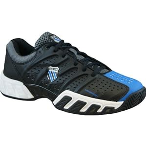 K-Swiss Men's Bigshot Light Tennis Shoe,Black/Brillant Blue/Charcoal, 11 M US